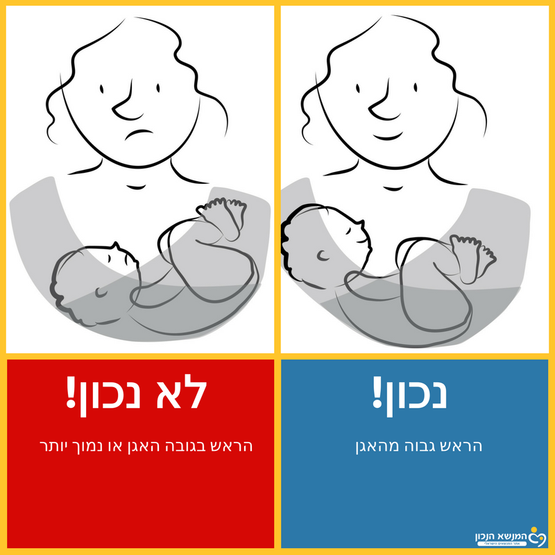 איור של ערסול נכון ולא נכון