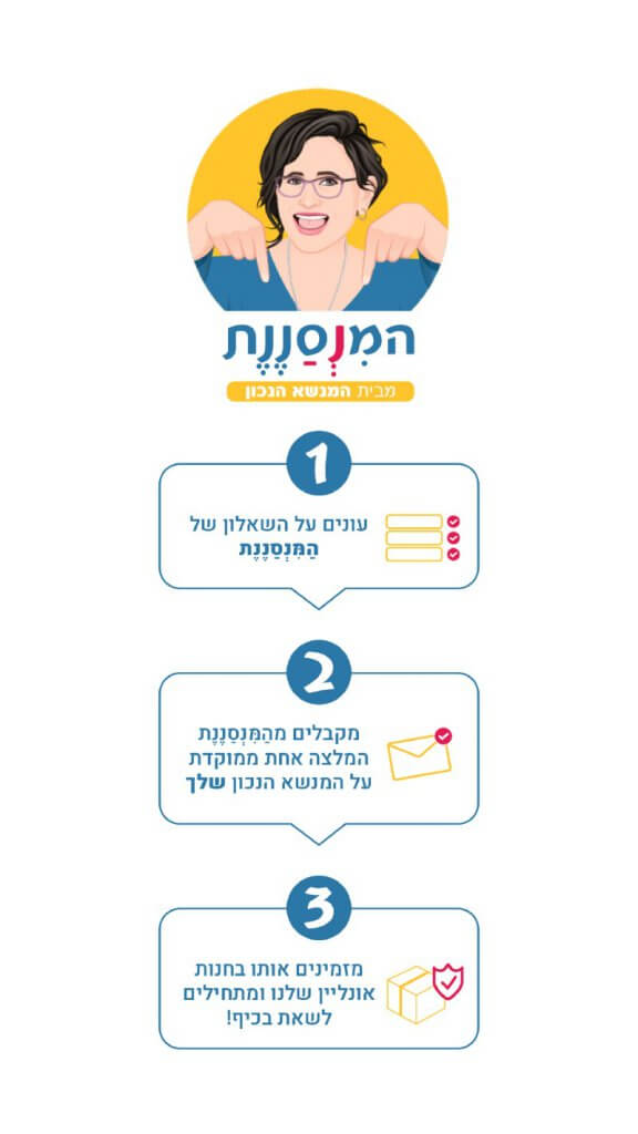 הַמִּנְסַנֶנֶת מבית המנשא הנכון
